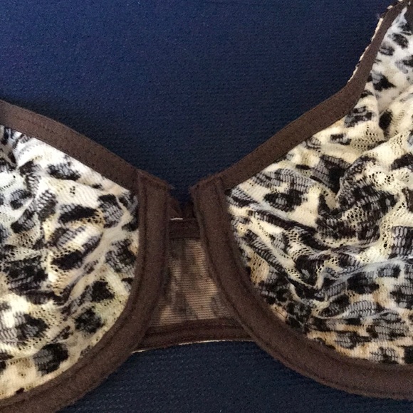 NWT Wacoal 65146 Seamless Halo Leopard Print Bra Underwire 34C - Picture 6 of 8